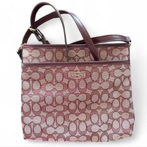 Coach Crossbody Bag - Burgundy